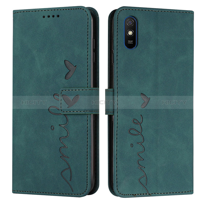 Funda de Cuero Cartera con Soporte Carcasa Y03X para Xiaomi Redmi 9A