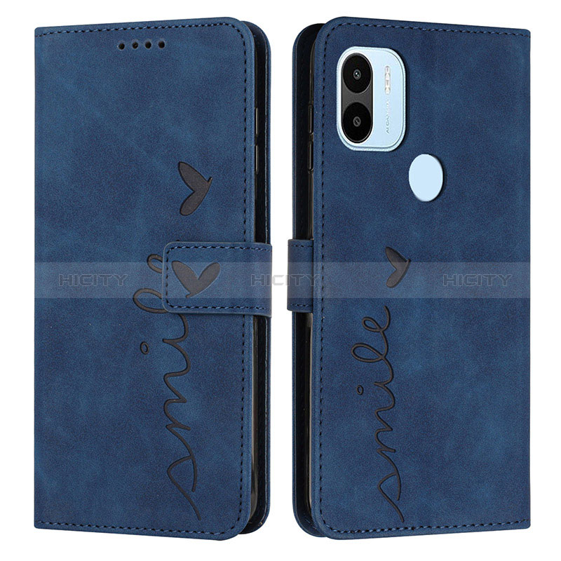 Funda de Cuero Cartera con Soporte Carcasa Y03X para Xiaomi Redmi A1 Plus Azul