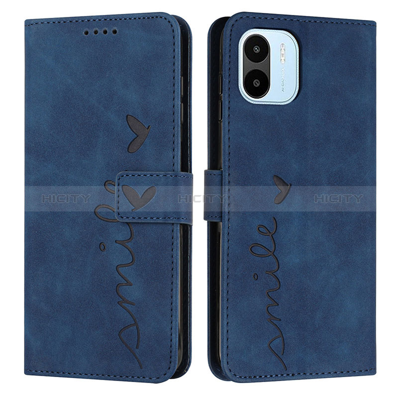 Funda de Cuero Cartera con Soporte Carcasa Y03X para Xiaomi Redmi A2 Plus Azul