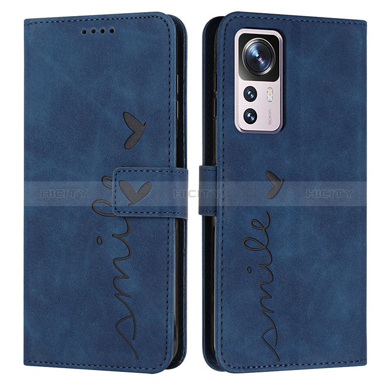 Funda de Cuero Cartera con Soporte Carcasa Y03X para Xiaomi Redmi K50 Ultra 5G Azul