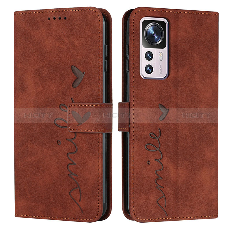 Funda de Cuero Cartera con Soporte Carcasa Y03X para Xiaomi Redmi K50 Ultra 5G Marron