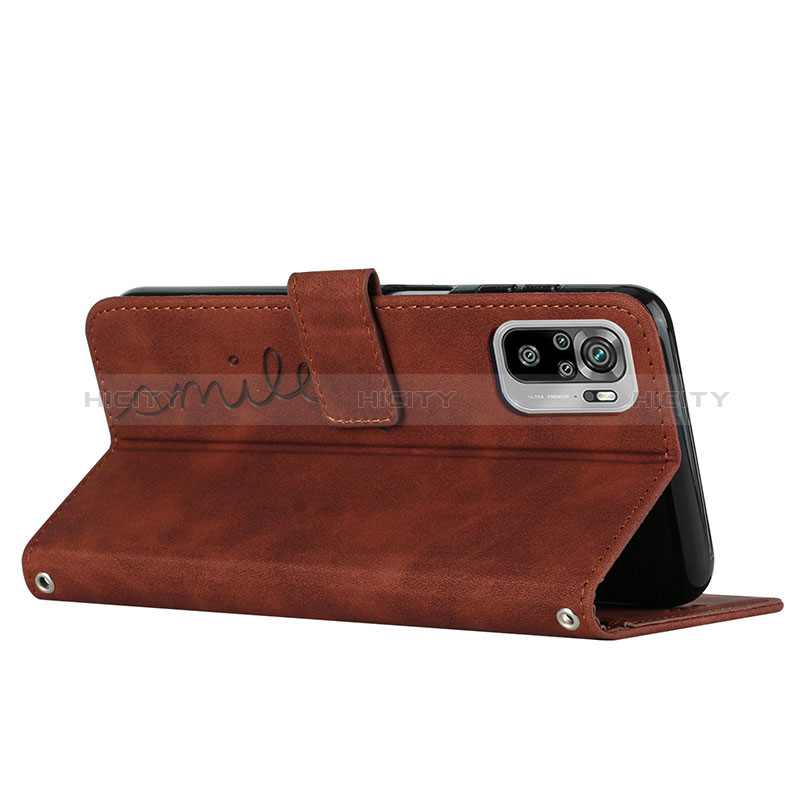 Funda de Cuero Cartera con Soporte Carcasa Y03X para Xiaomi Redmi Note 10 4G