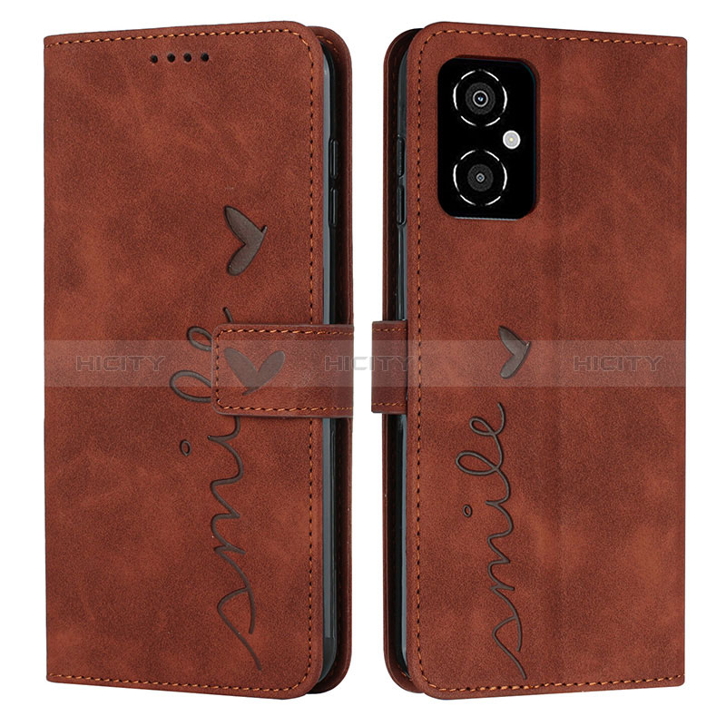 Funda de Cuero Cartera con Soporte Carcasa Y03X para Xiaomi Redmi Note 12R Pro 5G Marron