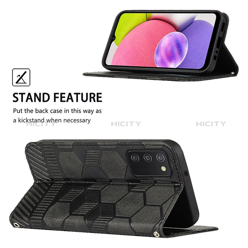 Funda de Cuero Cartera con Soporte Carcasa Y04B para Samsung Galaxy A02s