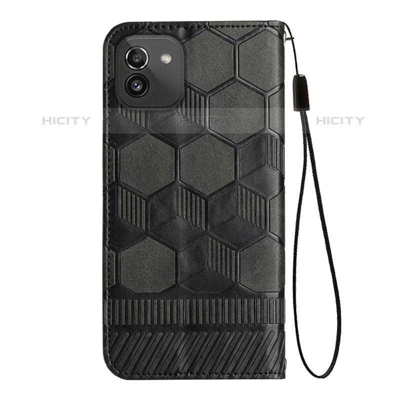 Funda de Cuero Cartera con Soporte Carcasa Y04B para Samsung Galaxy A03