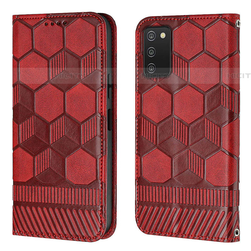 Funda de Cuero Cartera con Soporte Carcasa Y04B para Samsung Galaxy A03s