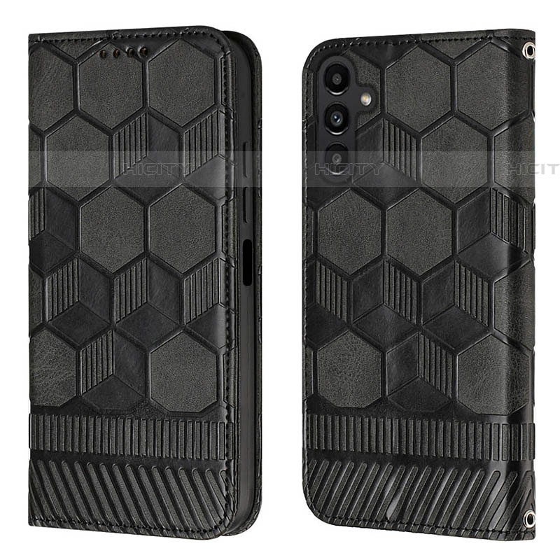 Funda de Cuero Cartera con Soporte Carcasa Y04B para Samsung Galaxy A04s Negro