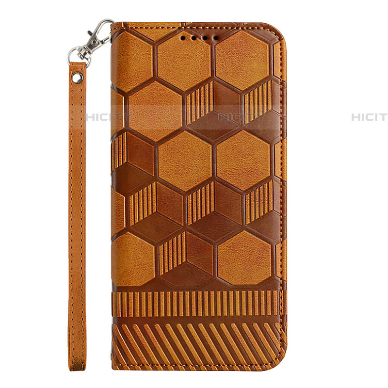 Funda de Cuero Cartera con Soporte Carcasa Y04B para Samsung Galaxy A53 5G Marron Claro