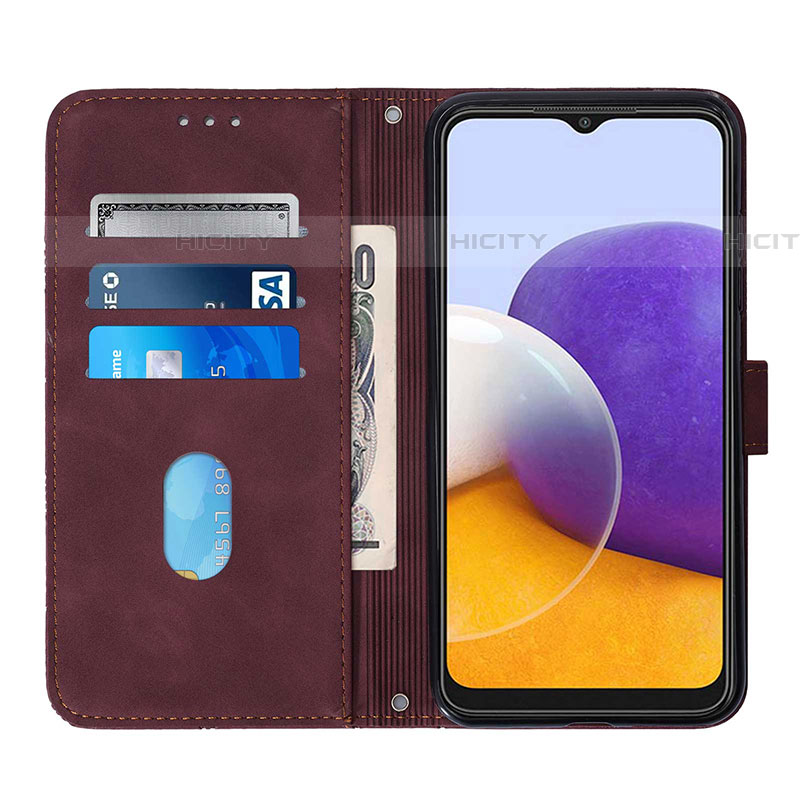 Funda de Cuero Cartera con Soporte Carcasa Y04B para Samsung Galaxy F42 5G