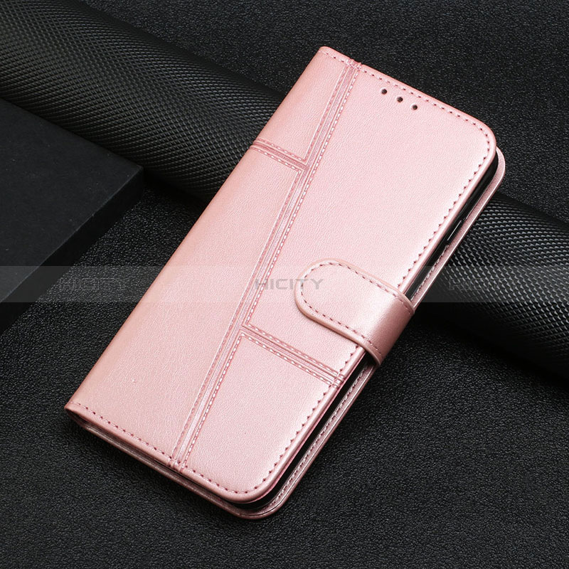 Funda de Cuero Cartera con Soporte Carcasa Y04X para Google Pixel 6 Pro 5G Oro Rosa