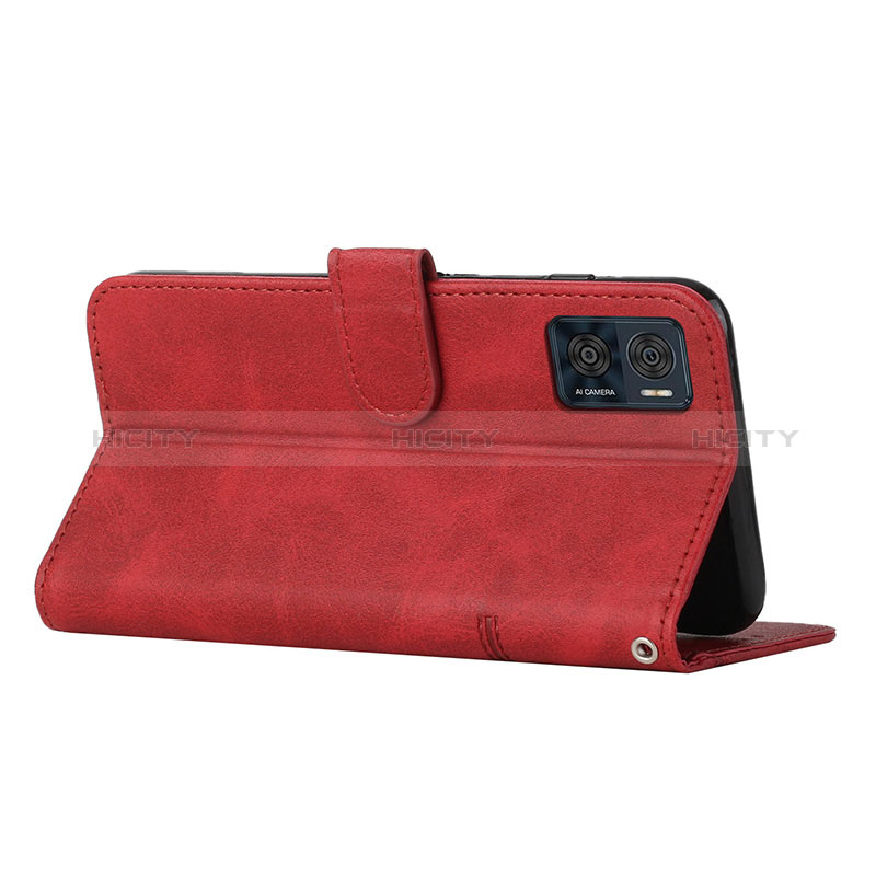 Funda de Cuero Cartera con Soporte Carcasa Y04X para Motorola Moto E22