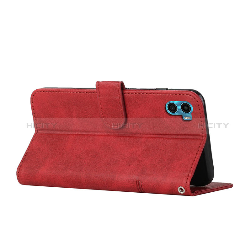 Funda de Cuero Cartera con Soporte Carcasa Y04X para Motorola Moto E22S