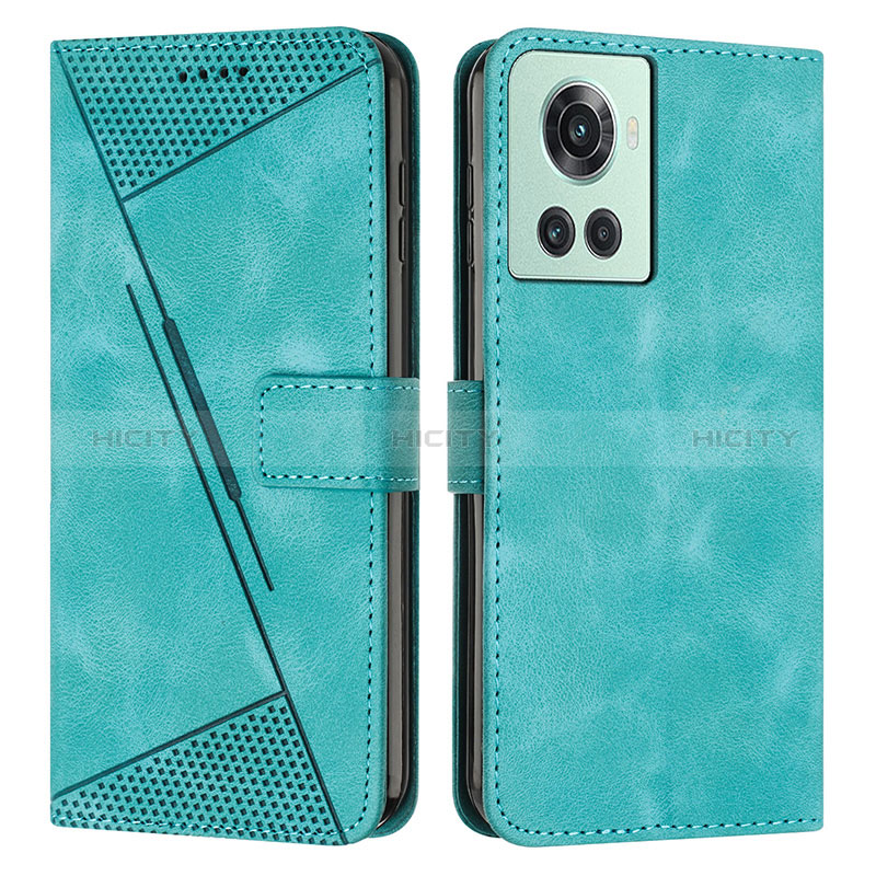 Funda de Cuero Cartera con Soporte Carcasa Y04X para OnePlus Ace 5G Verde