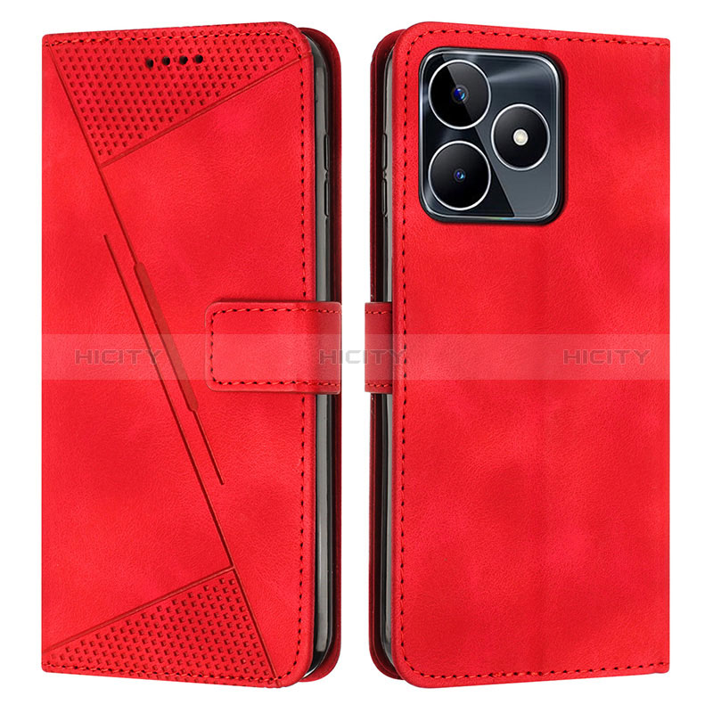 Funda de Cuero Cartera con Soporte Carcasa Y04X para Realme C51