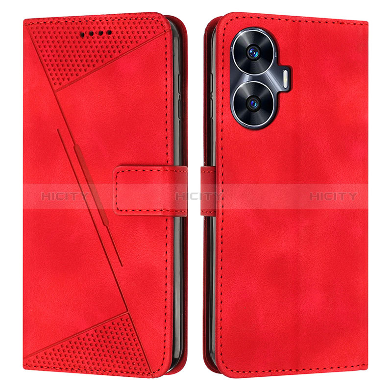 Funda de Cuero Cartera con Soporte Carcasa Y04X para Realme C55