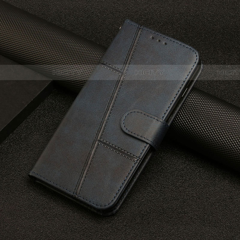 Funda de Cuero Cartera con Soporte Carcasa Y04X para Samsung Galaxy A03s Azul