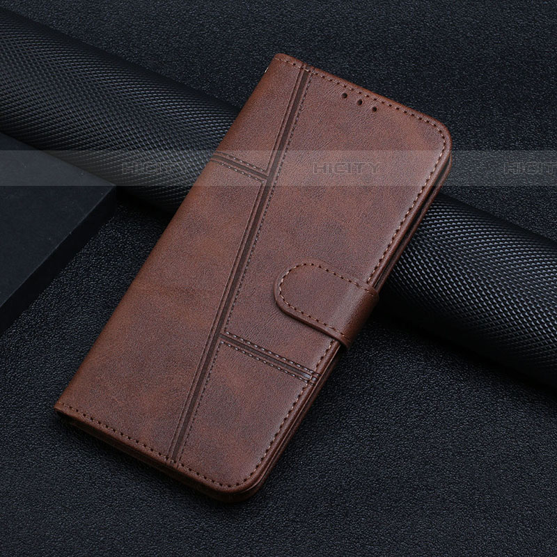 Funda de Cuero Cartera con Soporte Carcasa Y04X para Samsung Galaxy A03s Marron