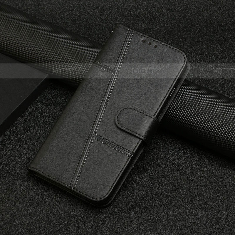 Funda de Cuero Cartera con Soporte Carcasa Y04X para Samsung Galaxy A03s Negro