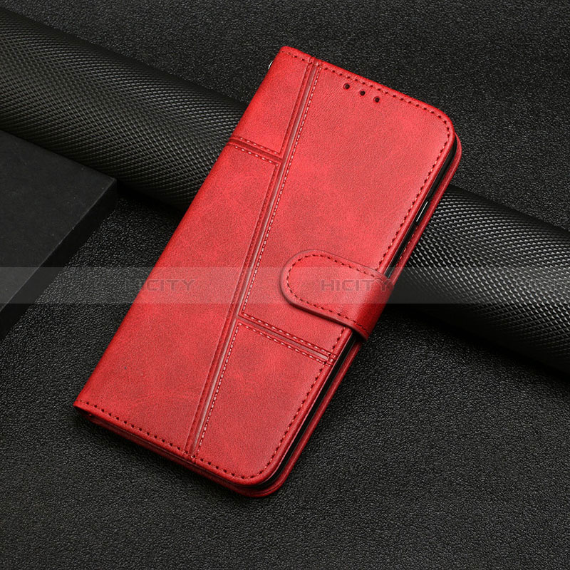 Funda de Cuero Cartera con Soporte Carcasa Y04X para Samsung Galaxy F02S SM-E025F Rojo