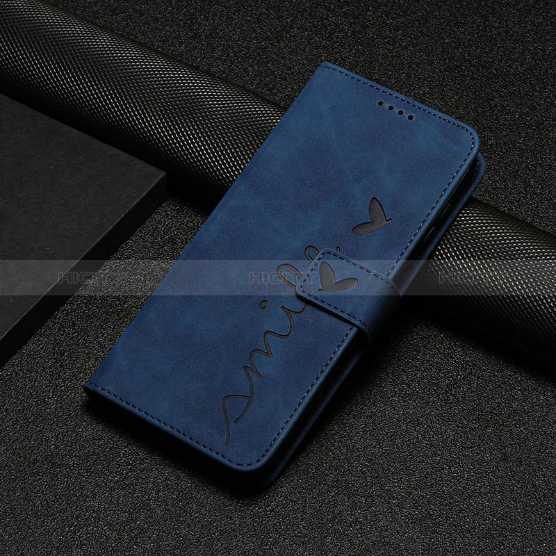 Funda de Cuero Cartera con Soporte Carcasa Y04X para Xiaomi Poco C55 Azul