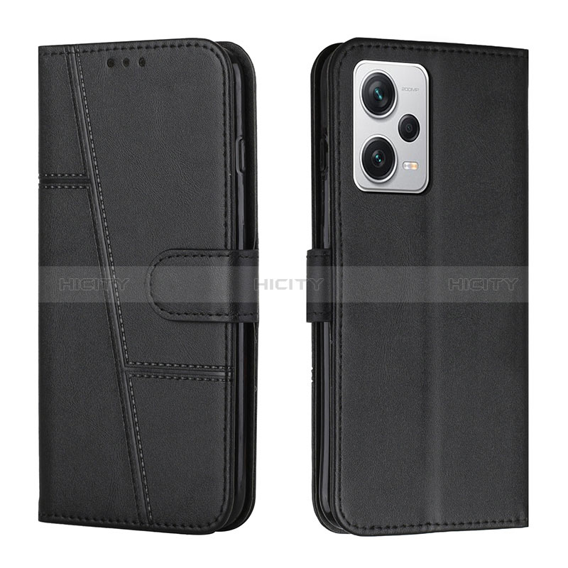 Funda de Cuero Cartera con Soporte Carcasa Y04X para Xiaomi Redmi Note 12 Explorer Negro