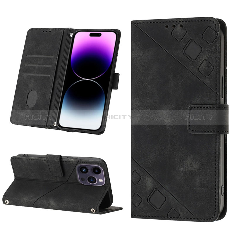 Funda de Cuero Cartera con Soporte Carcasa Y05B para Apple iPhone 14 Pro Max