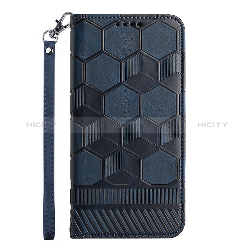 Funda de Cuero Cartera con Soporte Carcasa Y05B para Samsung Galaxy A02s Azul