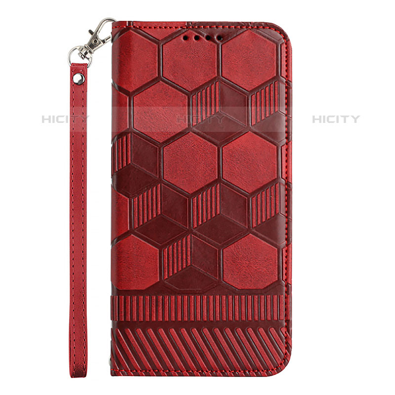 Funda de Cuero Cartera con Soporte Carcasa Y05B para Samsung Galaxy A03 Rojo