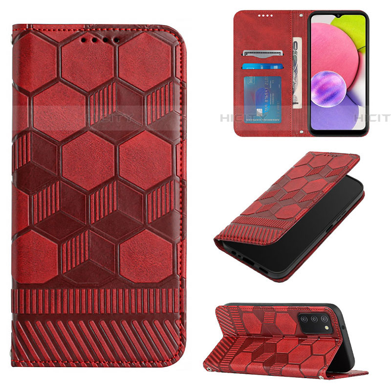 Funda de Cuero Cartera con Soporte Carcasa Y05B para Samsung Galaxy A03s