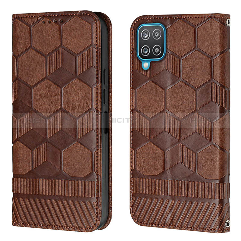 Funda de Cuero Cartera con Soporte Carcasa Y05B para Samsung Galaxy A12