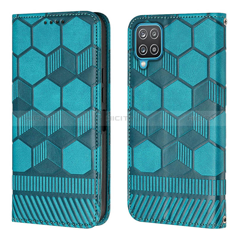 Funda de Cuero Cartera con Soporte Carcasa Y05B para Samsung Galaxy A12