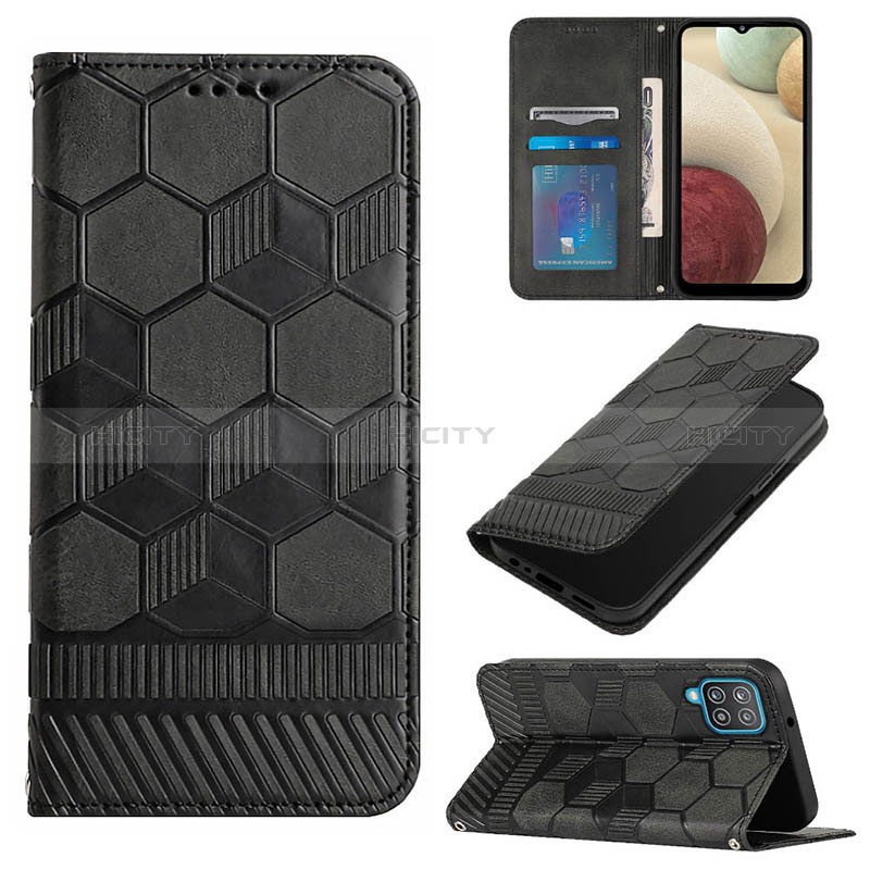 Funda de Cuero Cartera con Soporte Carcasa Y05B para Samsung Galaxy A12 Nacho