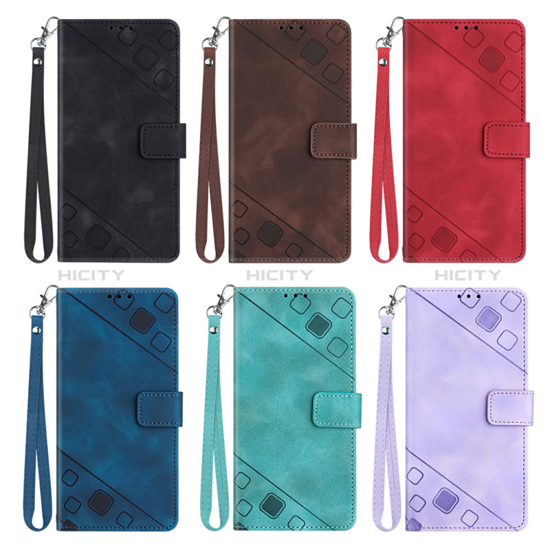 Funda de Cuero Cartera con Soporte Carcasa Y06B para Apple iPhone 14