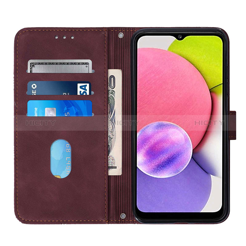 Funda de Cuero Cartera con Soporte Carcasa Y06B para Samsung Galaxy A02s