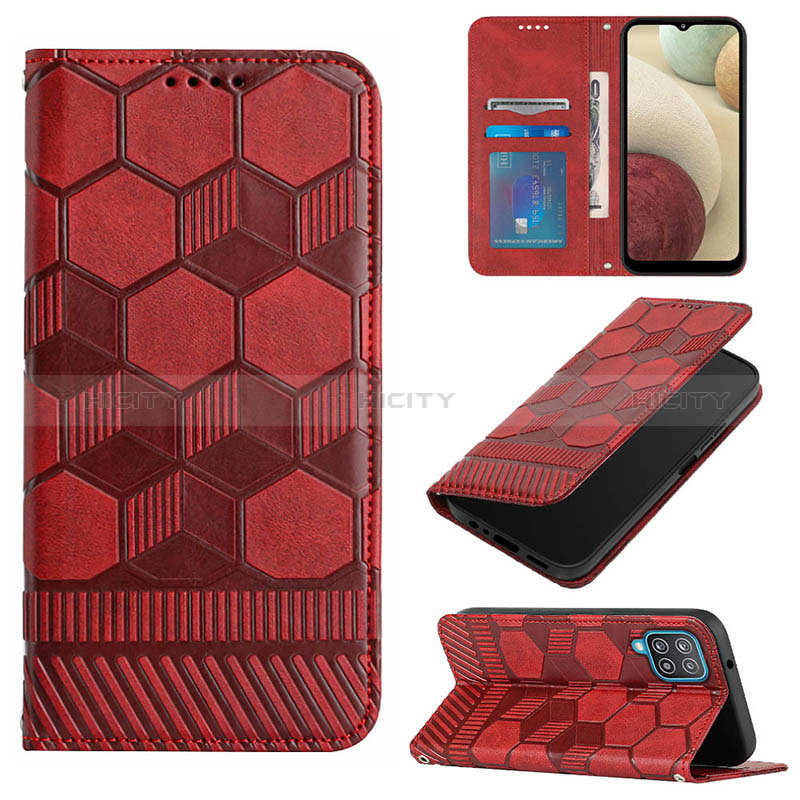 Funda de Cuero Cartera con Soporte Carcasa Y06B para Samsung Galaxy A12 5G