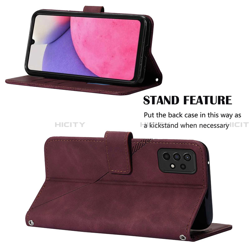 Funda de Cuero Cartera con Soporte Carcasa Y06B para Samsung Galaxy A33 5G