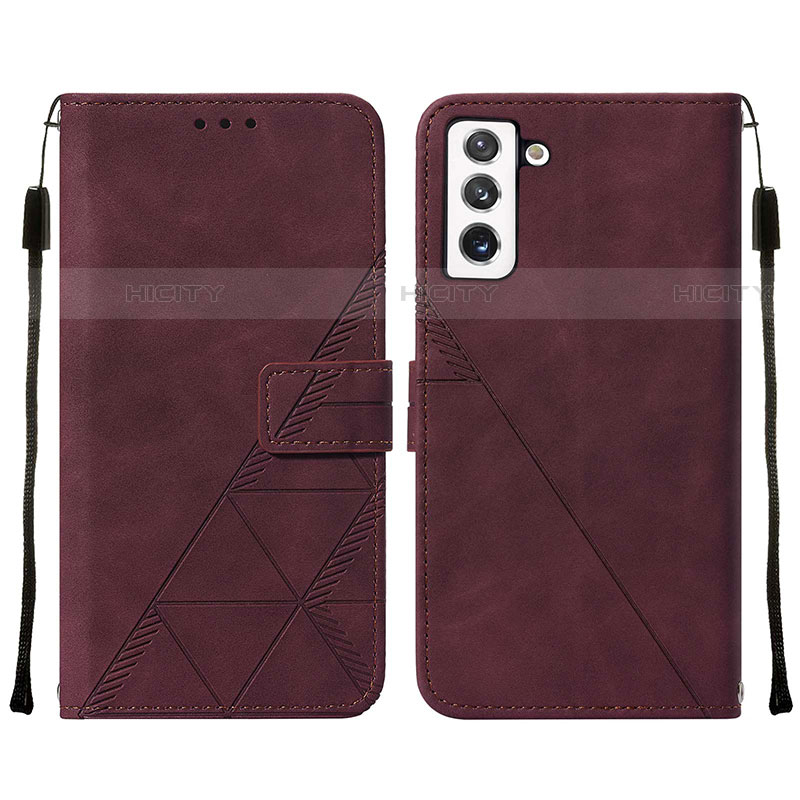 Funda de Cuero Cartera con Soporte Carcasa Y07B para Samsung Galaxy S22 Plus 5G