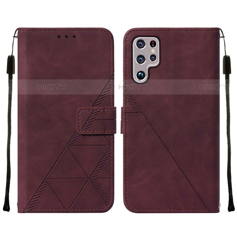 Funda de Cuero Cartera con Soporte Carcasa Y07B para Samsung Galaxy S23 Ultra 5G