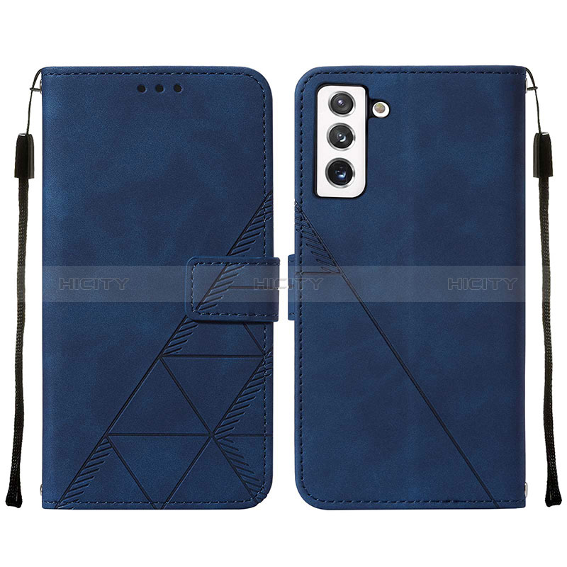 Funda de Cuero Cartera con Soporte Carcasa Y07B para Samsung Galaxy S24 Plus 5G Azul