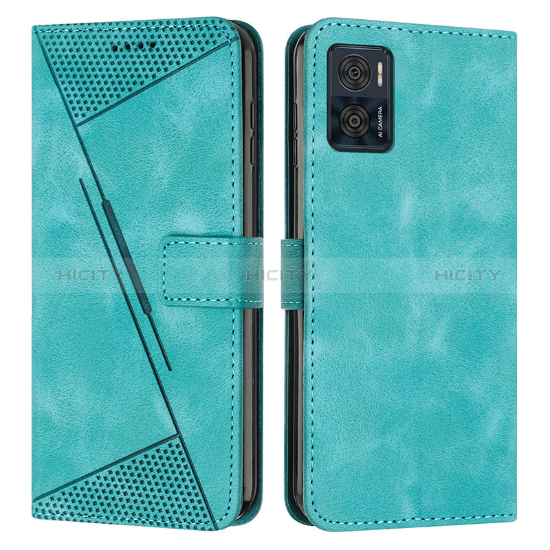 Funda de Cuero Cartera con Soporte Carcasa Y07X para Motorola Moto E22