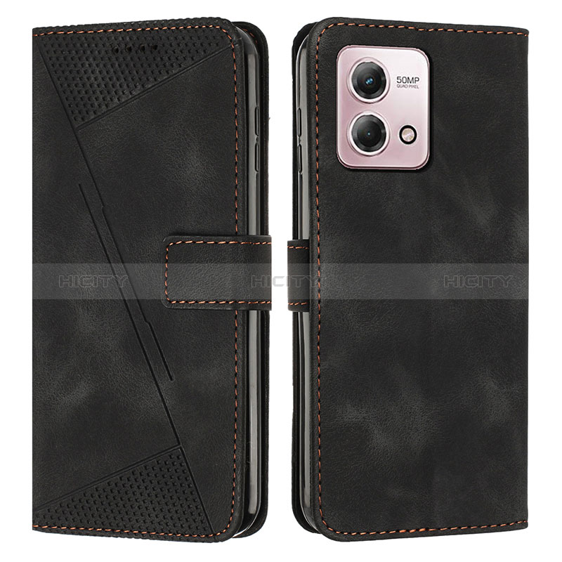 Funda de Cuero Cartera con Soporte Carcasa Y07X para Motorola Moto G Stylus (2023) 4G Negro