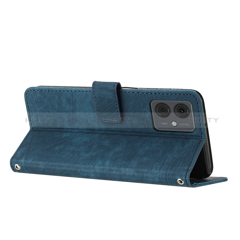 Funda de Cuero Cartera con Soporte Carcasa Y07X para Motorola Moto G14