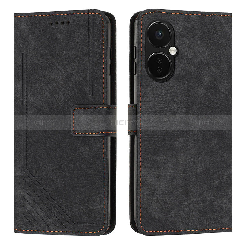 Funda de Cuero Cartera con Soporte Carcasa Y07X para OnePlus Nord CE 3 Lite 5G Negro