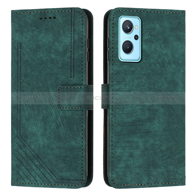 Funda de Cuero Cartera con Soporte Carcasa Y07X para Realme 10 5G Verde