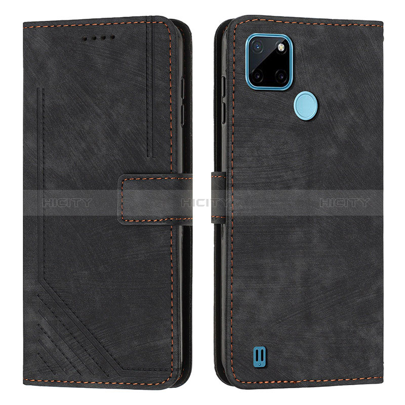 Funda de Cuero Cartera con Soporte Carcasa Y07X para Realme C25Y