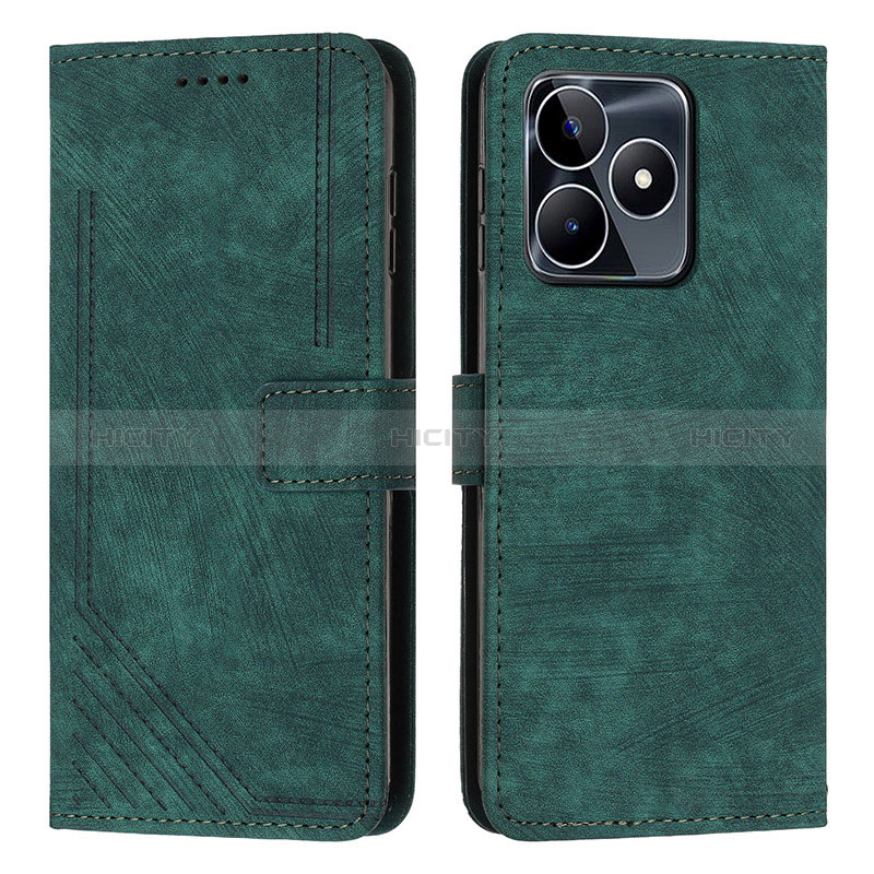 Funda de Cuero Cartera con Soporte Carcasa Y07X para Realme C51