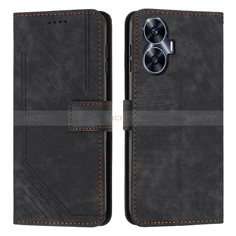 Funda de Cuero Cartera con Soporte Carcasa Y07X para Realme C55