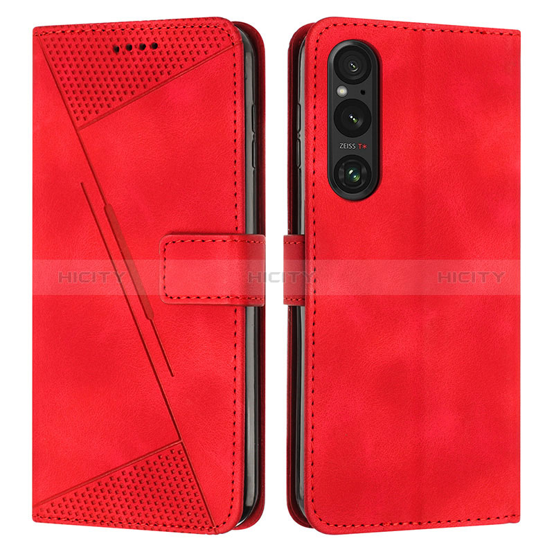 Funda de Cuero Cartera con Soporte Carcasa Y07X para Sony Xperia 1 V