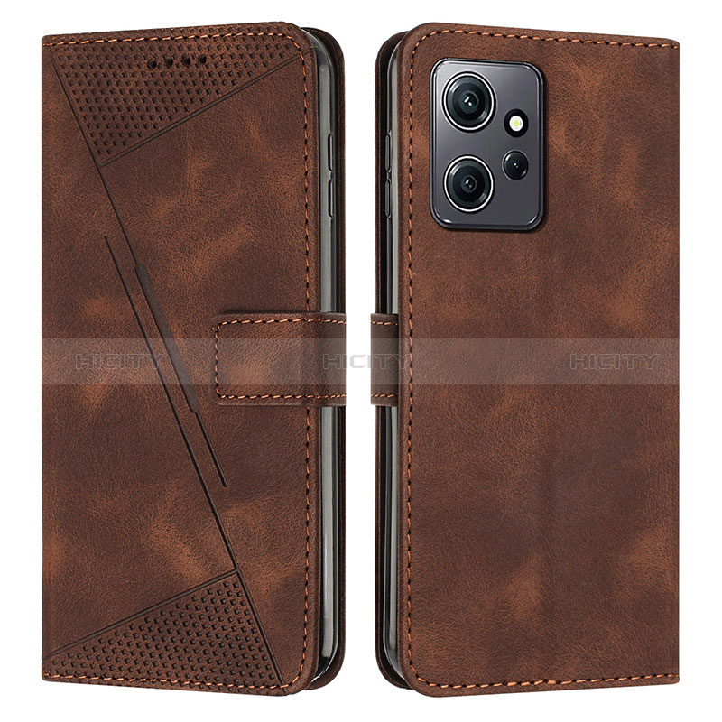 Funda de Cuero Cartera con Soporte Carcasa Y07X para Xiaomi Redmi Note 12 4G Marron