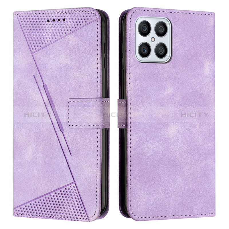 Funda de Cuero Cartera con Soporte Carcasa Y08X para Huawei Honor X8 4G